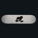 Skateboarding engelsk hund för mini skateboard bräda 18,5 cm<br><div class="desc">Engelsk bulldoggSilhouette för kall Skateboarding. Denna totalt fyllde på med bränsle skaterhund är på flyttningen. En enorm skateboard för hund älskaremänniskor och skaterhundar. Kontrollera ut Jenns klottervärlden för denna roliga hund design på mer produkter som gör söta gåvor.</div>