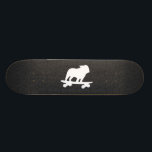 Skateboarding engelsk hund för old school skateboard bräda 18 cm<br><div class="desc">Engelsk bulldoggSilhouette för kall Skateboarding. Denna totalt fyllde på med bränsle skaterhund är på flyttningen. En enorm skateboard för hund älskaremänniskor och skaterhundar. Kontrollera ut Jenns klottervärlden för denna roliga hund design på mer produkter som gör söta gåvor.</div>