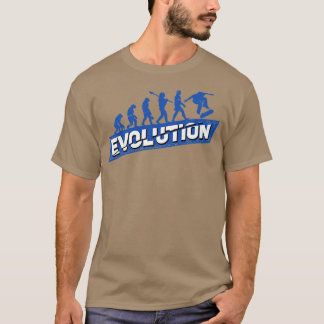 Skateboarding Evolution Skateboarder Gift T Shirt
