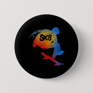 Skateboarding Evolution T Tröja Cool Sk8 Skater Te Knapp