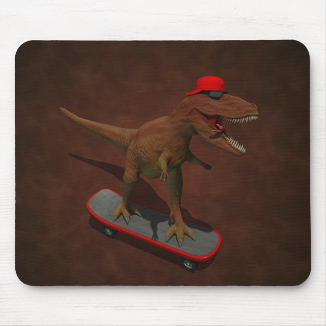 Skateboarding för T Rex Musmatta (Framsidan)