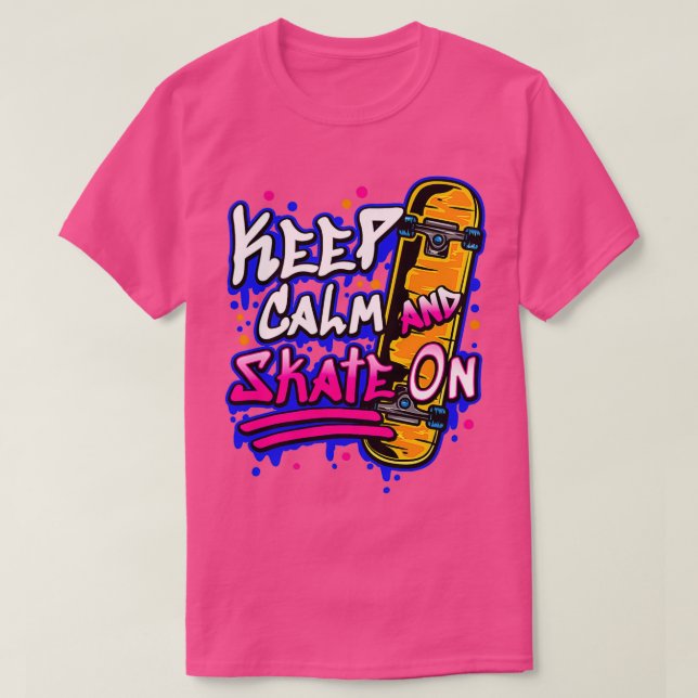 Skateboarding Funny Skateboarder Gift Skateboard T Shirt (Design framsida)