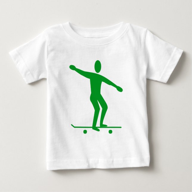 Skateboarding - Grass Grönt Tröja (Framsida)