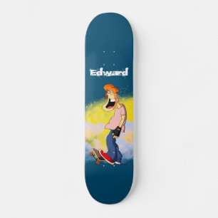 Skateboarding Guy Mini Skateboard Bräda 18,5 Cm