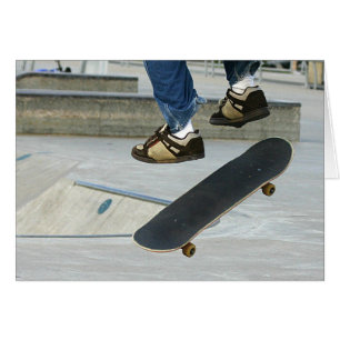 Skateboarding Hälsningskort