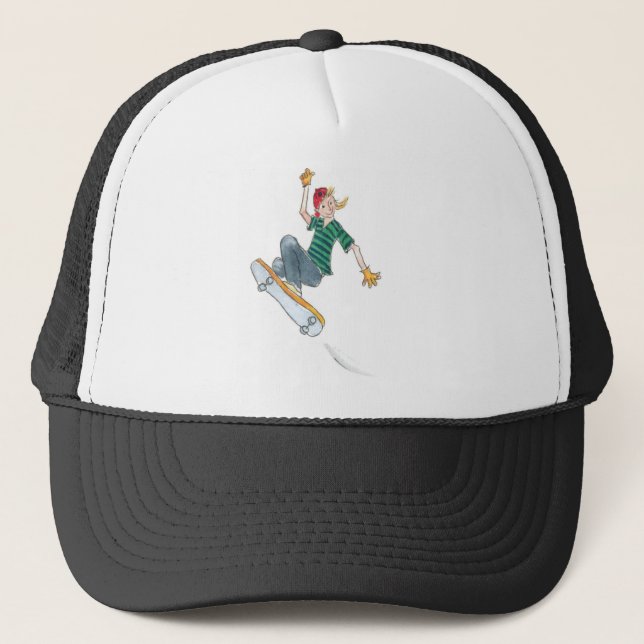 Skateboarding Hat Truckerkeps (Framsida)