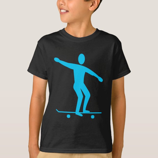 Skateboarding - Himlar Blue T-shirt (Framsida)