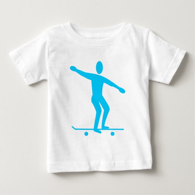 Skateboarding - Himlar Blue T Shirt (Framsida)