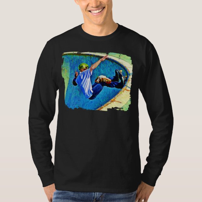 Skateboarding i bunken tee (Framsida)