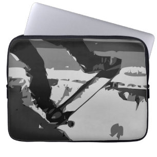 Skateboarding i halvrör laptop fodral