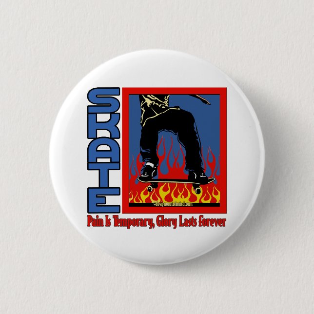 Skateboarding Knapp (Framsida)