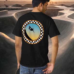 Skateboarding kontrollerad round Design T Shirt