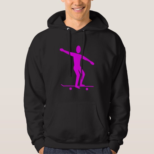 Skateboarding - Magenta Sweatshirt (Framsida)