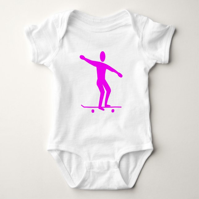 Skateboarding - Magenta Tee (Framsida)