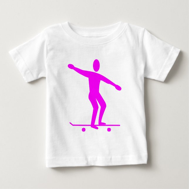 Skateboarding - Magenta Tee Shirt (Framsida)