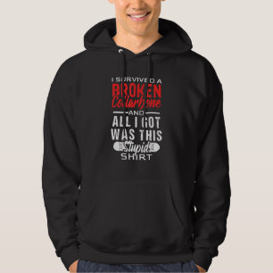 Skateboarding med broken för en Skater Hoodie