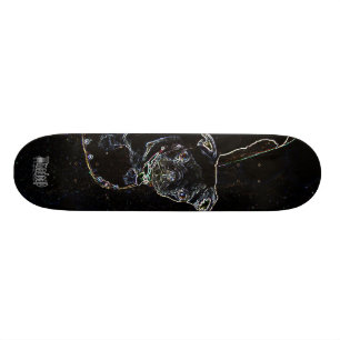 Skateboarding mopsSkateboard Skateboard Bräda 19,5 Cm