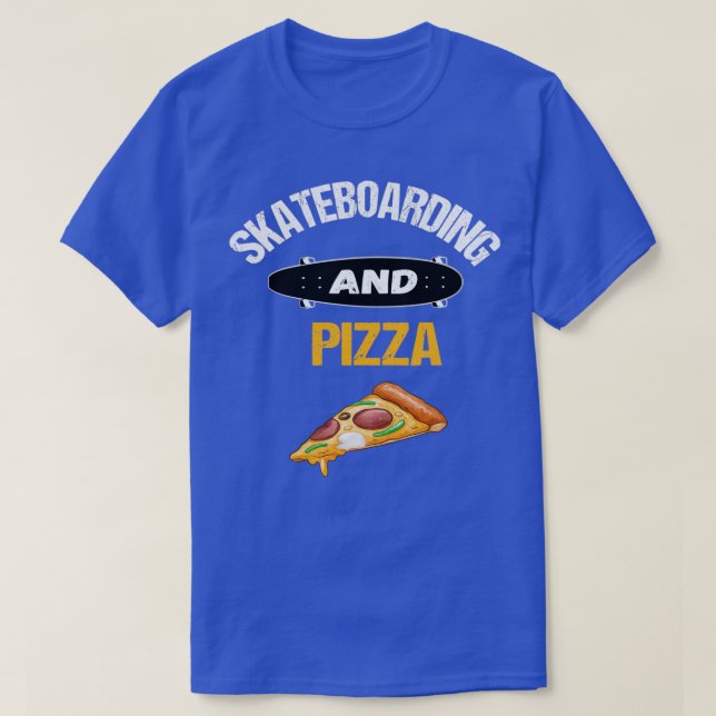 Skateboarding och Pizza Älskare SkatingTShirtTShir T Shirt (Design framsida)