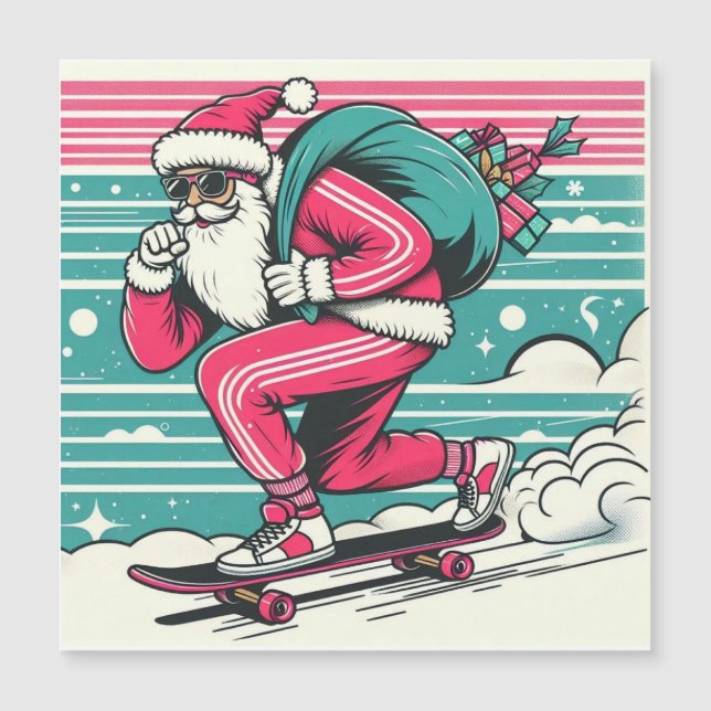 Skateboarding pappa jul (Framsida)