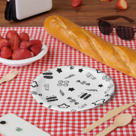 Skateboarding Party Papprare Tallrikar 7"