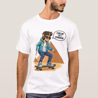 Skateboarding Pharaoh T Shirt