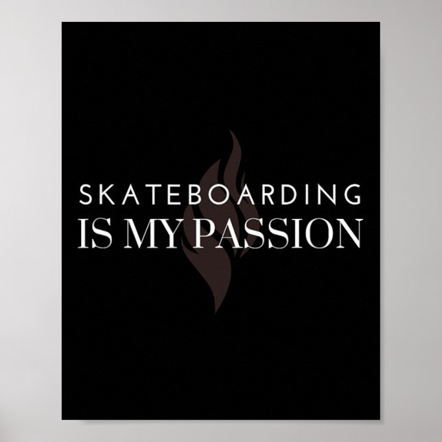 Skateboarding Pion Hob  Poster (Framsidan)