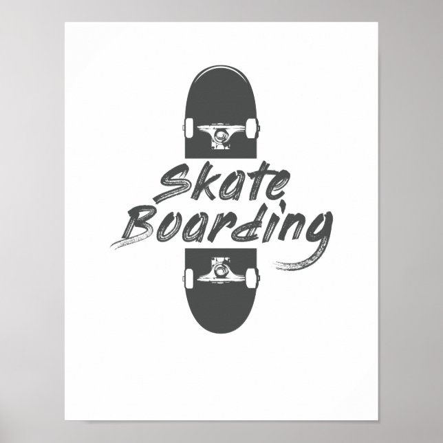 Skateboarding Poster (Framsidan)