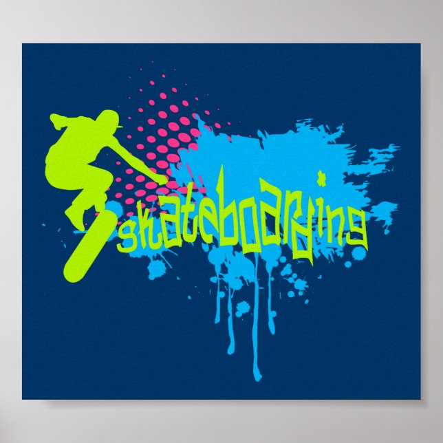 Skateboarding Poster (Framsidan)
