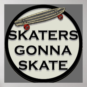 Skateboarding Poster