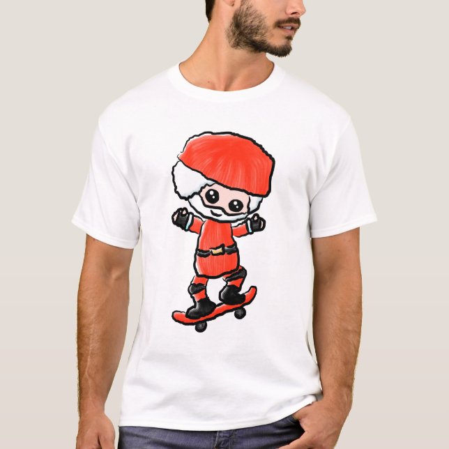 Skateboarding Santa Tröja (Framsida)