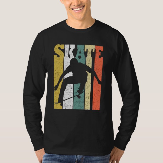Skateboarding Skate Skater Skateboarder T Shirt (Framsida)