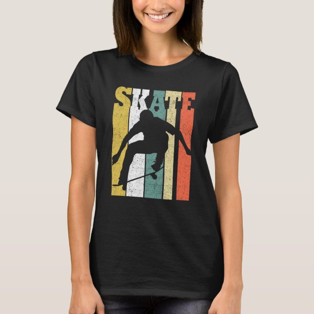 Skateboarding Skate Skater Skateboarder T Shirt (Framsida)