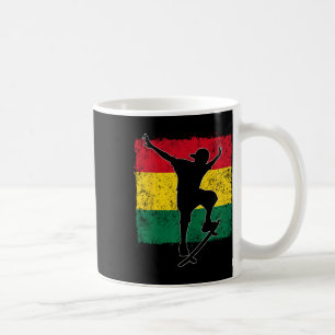 Skateboarding Skateboard Ghanansk Flagga Ghana Kaffemugg