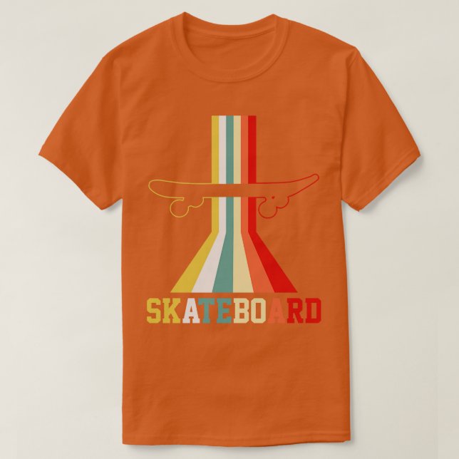 Skateboarding Skateboarder-Vintage T Shirt (Design framsida)