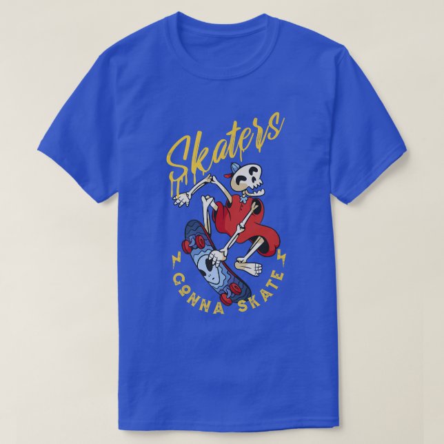 Skateboarding Skeleton Fingerboarding Skater Finge T Shirt (Design framsida)