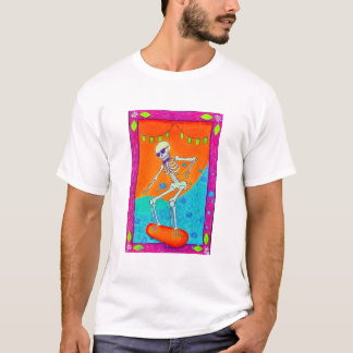 Skateboarding Skeleton T Shirt