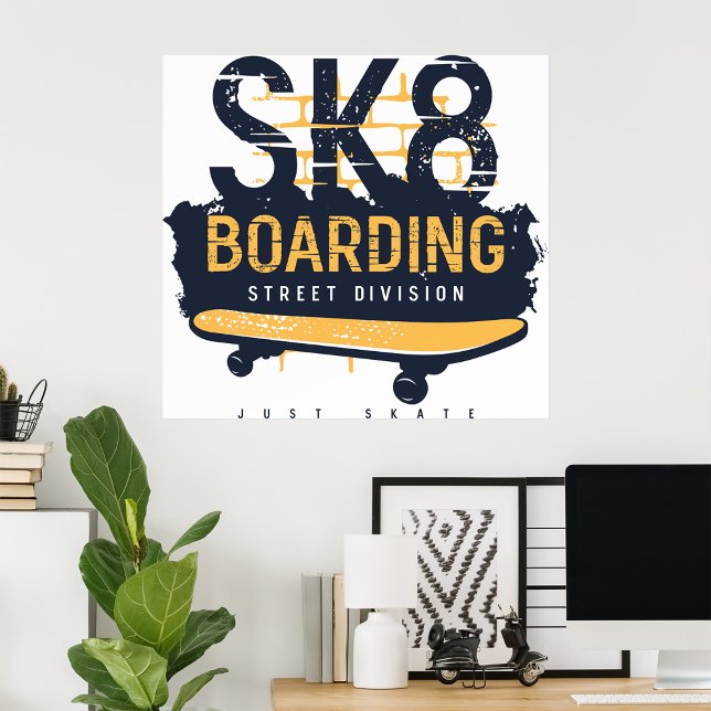 Skateboarding Street Division Poster (Skapare uppladdad)