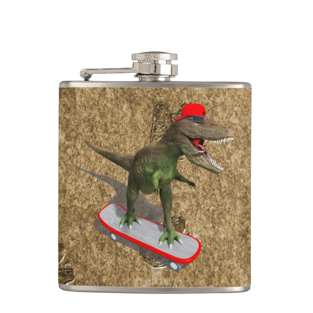 Skateboarding T-Rex Fickplunta (Framsidan)