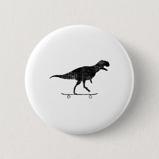 Skateboarding T-rex Funny Dino Tee Gift Knapp