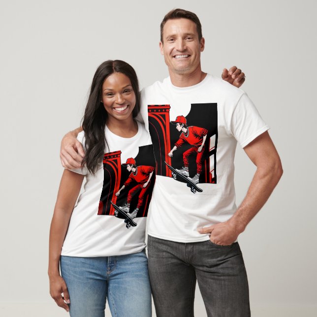 Skateboarding T-Shirt (Unisex)