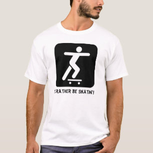 Skateboarding T-shirt, snarare katin! Tee