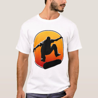 Skateboarding t-skjorta t-shirt