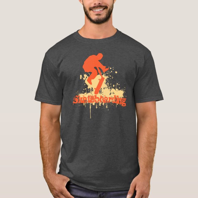 Skateboarding Tee Shirt (Framsida)