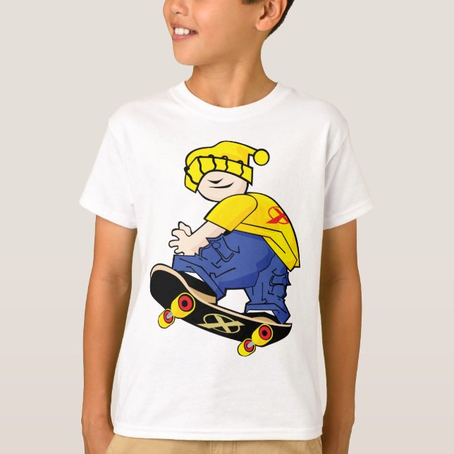 Skateboarding Tee Shirt (Framsida)