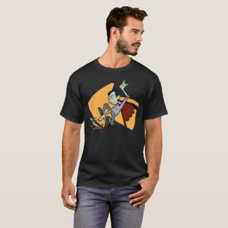 Skateboarding vampyr för Rad Tee Shirt