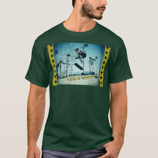 Skateboarding Venice Beach California Skateboardin T Shirt