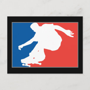 Skateboarding Vykort