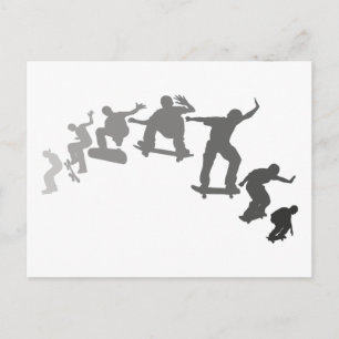 Skateboarding Vykort