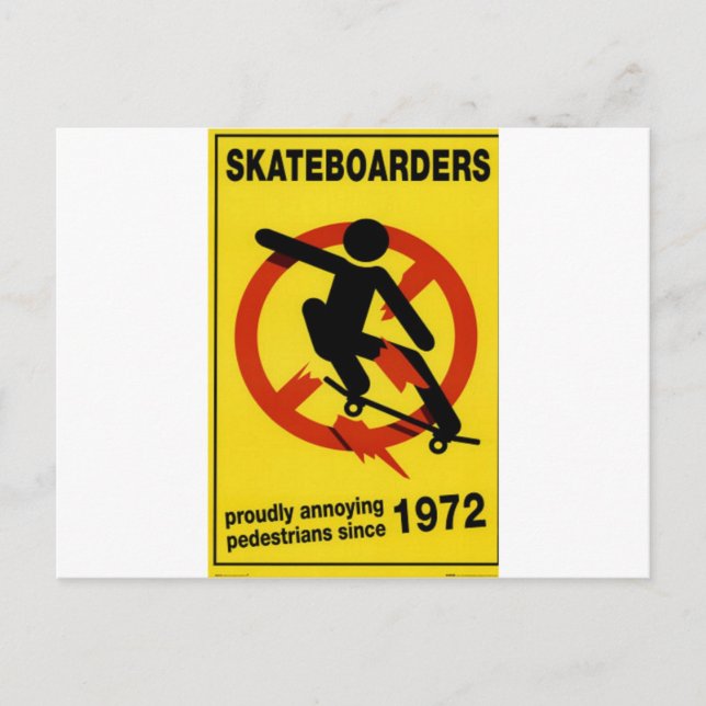 Skateboarding Vykort (Framsida)