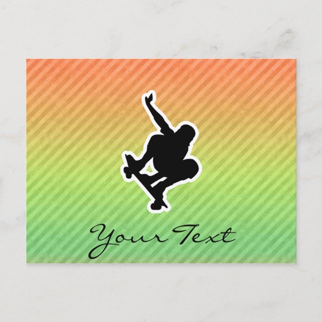 Skateboarding Vykort (Framsida)